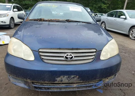 2003 Toyota Corolla Ce из США, поврежденный, VIN JTDBR32E530041947